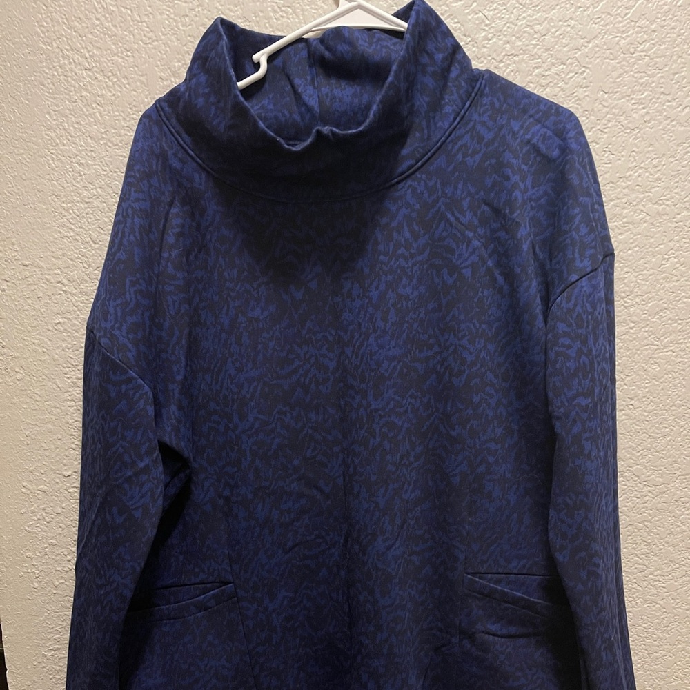Women's Columbia Blue Patterned Sweater